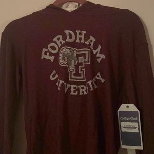 BRAND NEW!! FORDHAM UNIVERSITY LONG SLEEVE SWEATER!